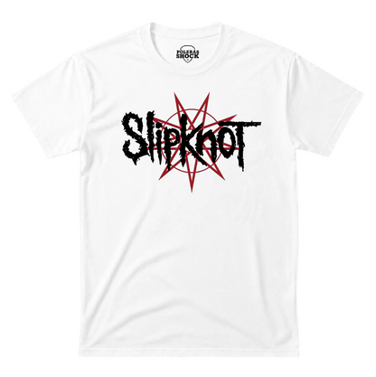 Polera MC Blanca Slipknot