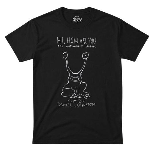 Polera Kurt Cobain Hi How Are You (Negra)