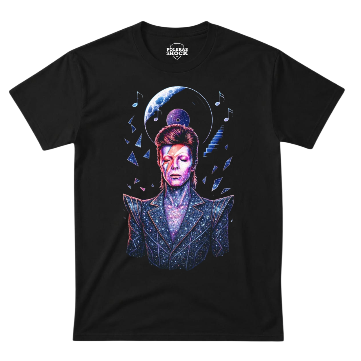 Polera David Bowie: Starman Cosmic Edition