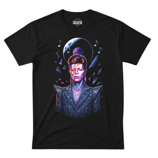 Polera David Bowie: Starman Cosmic Edition