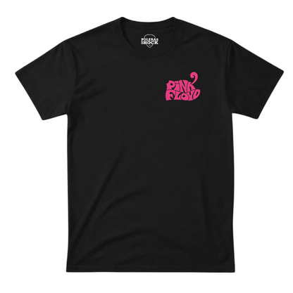 Polera MC Negra Pink Floyd Logo Pecho Color