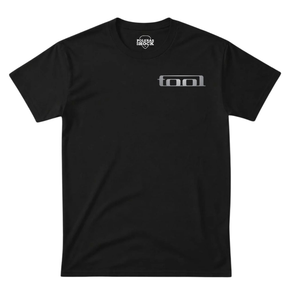 Polera MC Negra Tool Logo Pecho