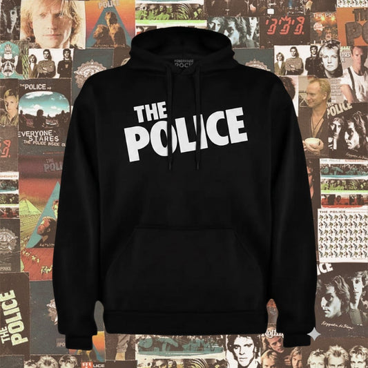 Polerón The Police - Classic Logo - Negro