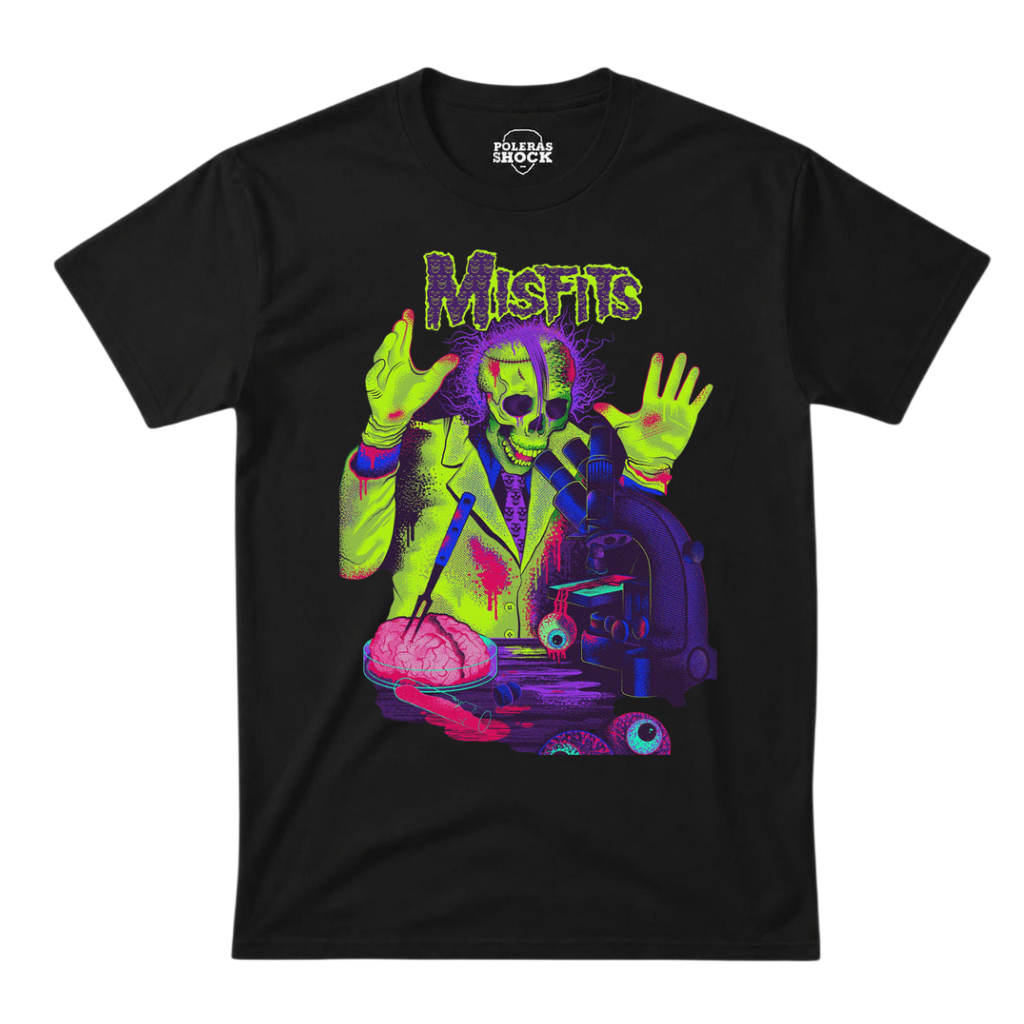 Polera Misfits Mad Scientist - Edición Especial Horror Punk