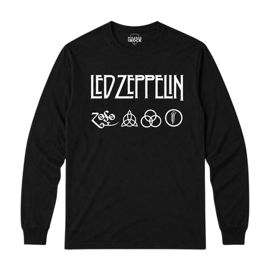 Led Zeppelin Runas Manga Larga