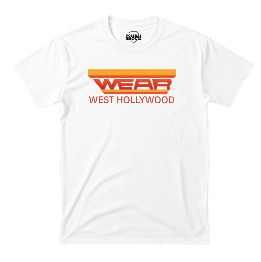 Polera MC Blanca Freddie Mercury West Hollywood