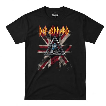 Polera Def Leppard Union Jack