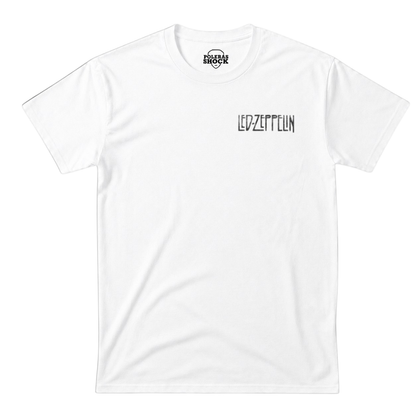 Polera Led Zeppelin Runas (Blanca)