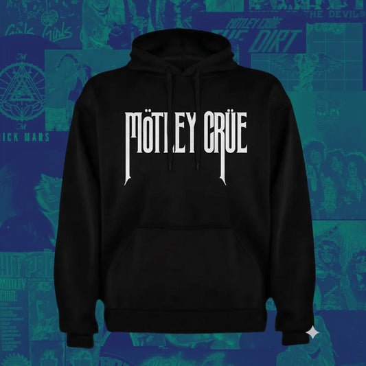 Polerón Motley Crue - Classic Logo Black Edition
