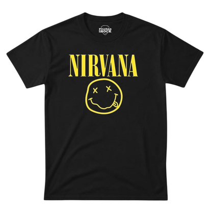 Polera Nirvana Logo (Negra)