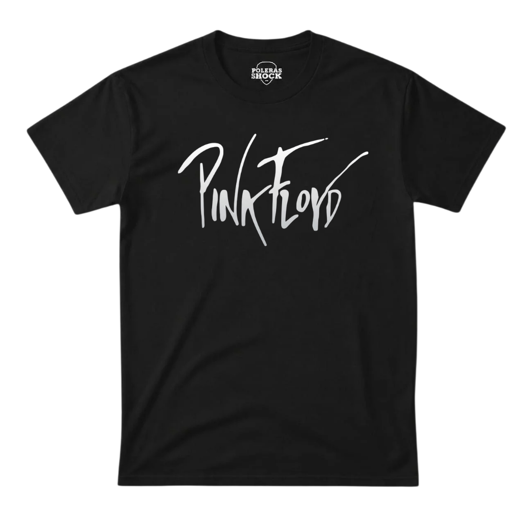 Polera MC Negra Pink Floyd Logo
