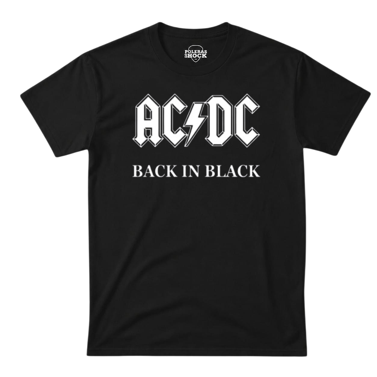 Polera AC/DC Back in Black (Negra)