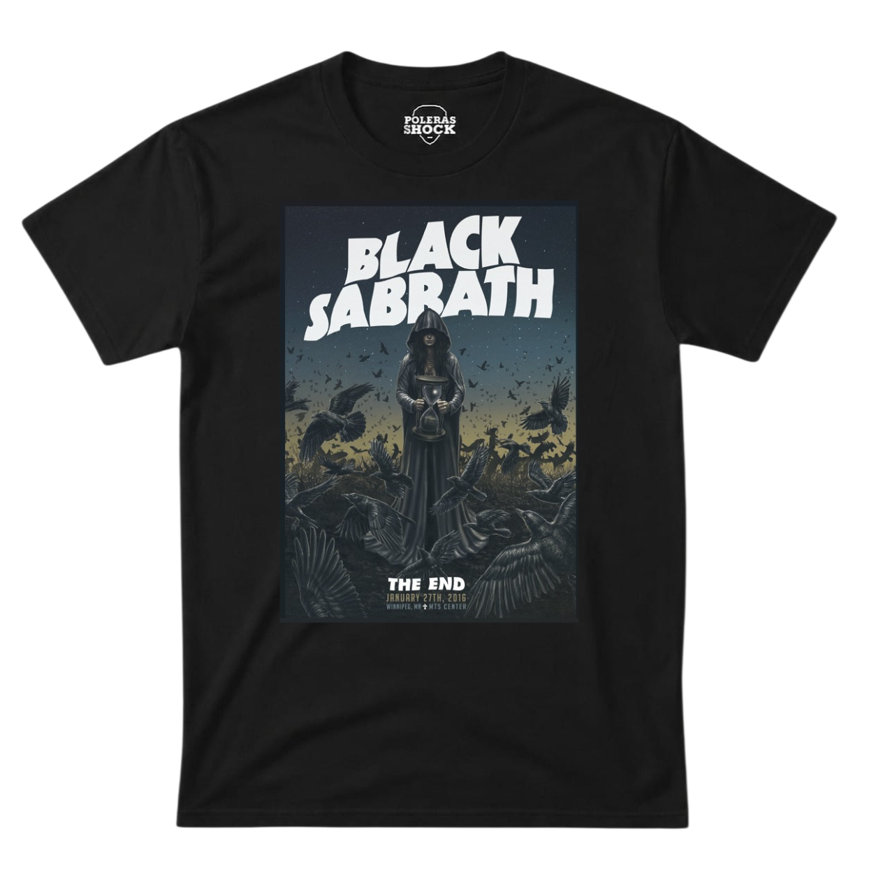 Polera Black Sabbath - The End (Tour Conmemorativo)
