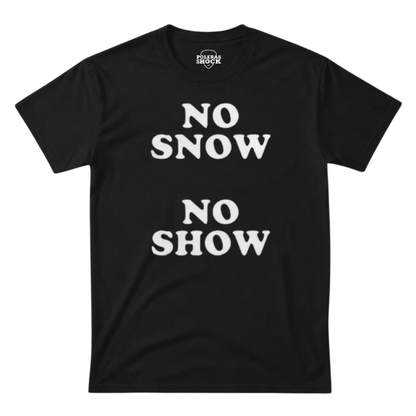Polera MC Negra Eric Clapton No Snow No Show