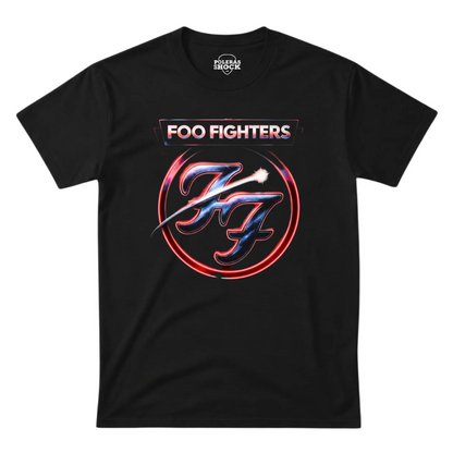 Polera Foo Fighters Logo Neón