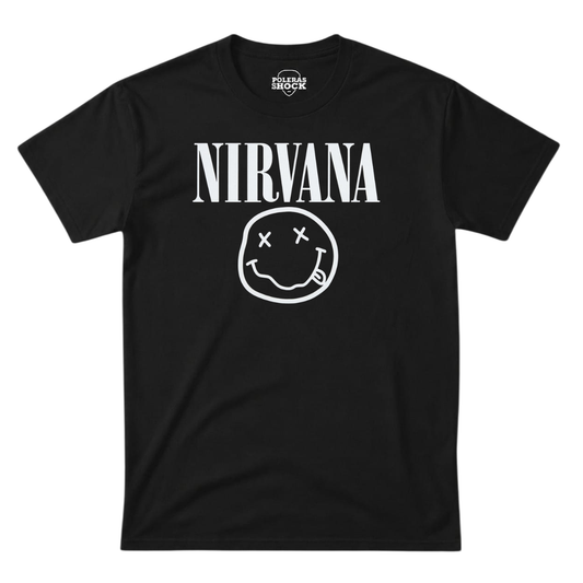 Polera Nirvana (Negra)