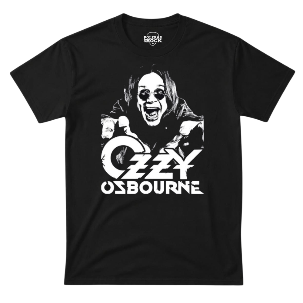 Polera MC Negra Ozzy Osbourne
