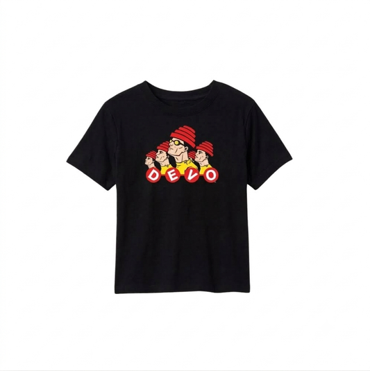 Polera Niño Devo Energy Dome Rock Clásico – Negra