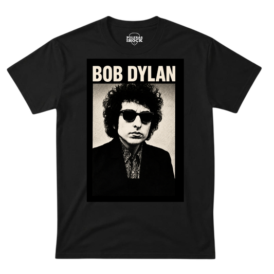 Polera Bob Dylan (Negra)