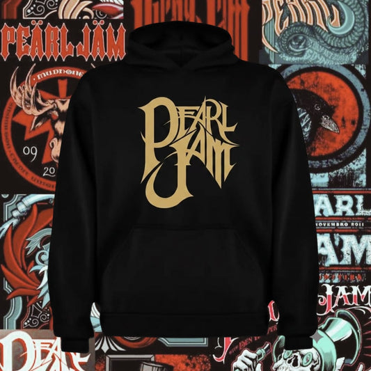 Polerón Pearl Jam - Logo Legend Gold