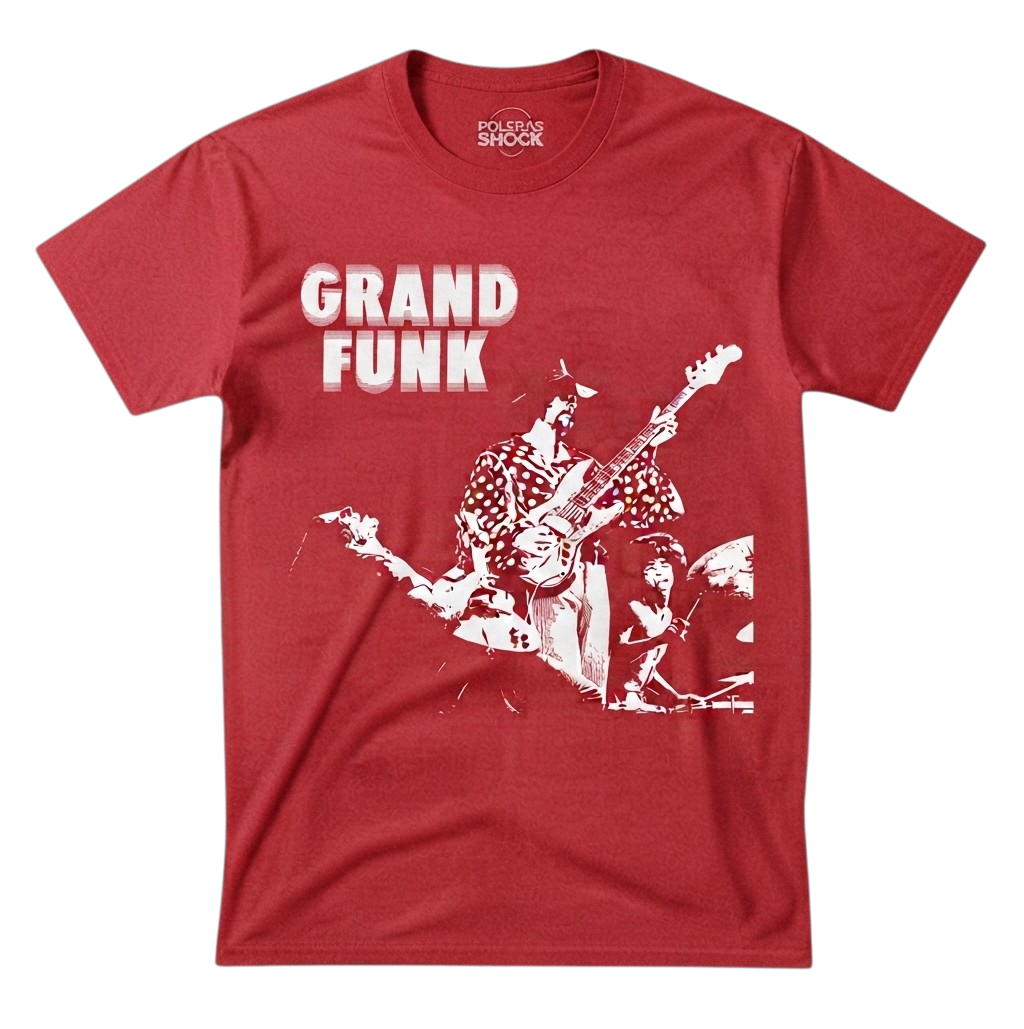 Polera MC Roja Grand Funk Railroad