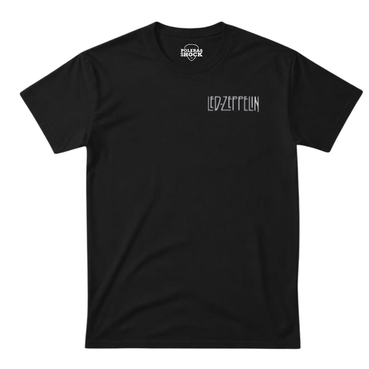 Polera Led Zeppelin Runas (Negra)