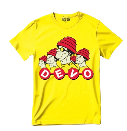 Polera Devo (Amarilla)
