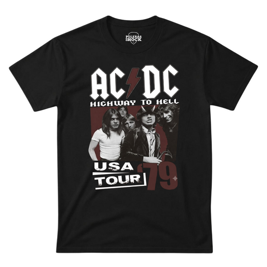 Polera AC/DC - Highway to Hell USA Tour '79