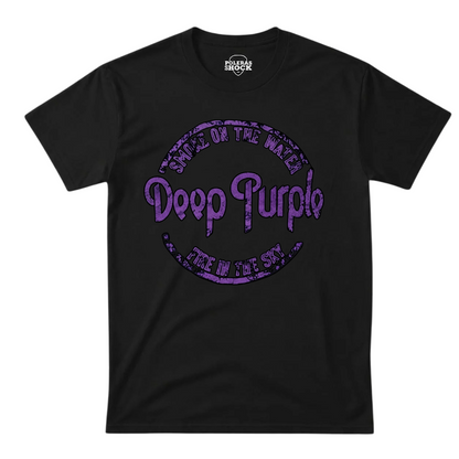 Polera Deep Purple Logo Morado