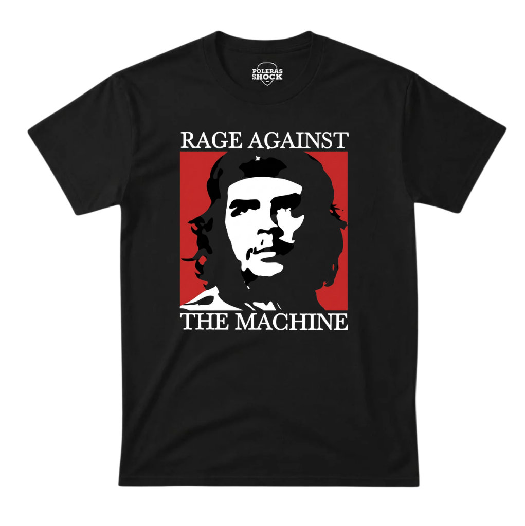 Polera MC Negra Rage Against The Machine Che Guevara