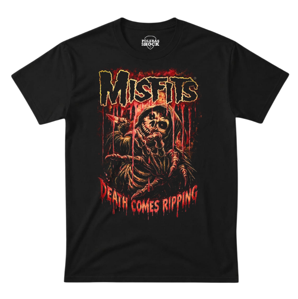 Misfits - Death Comes Ripping - Negra