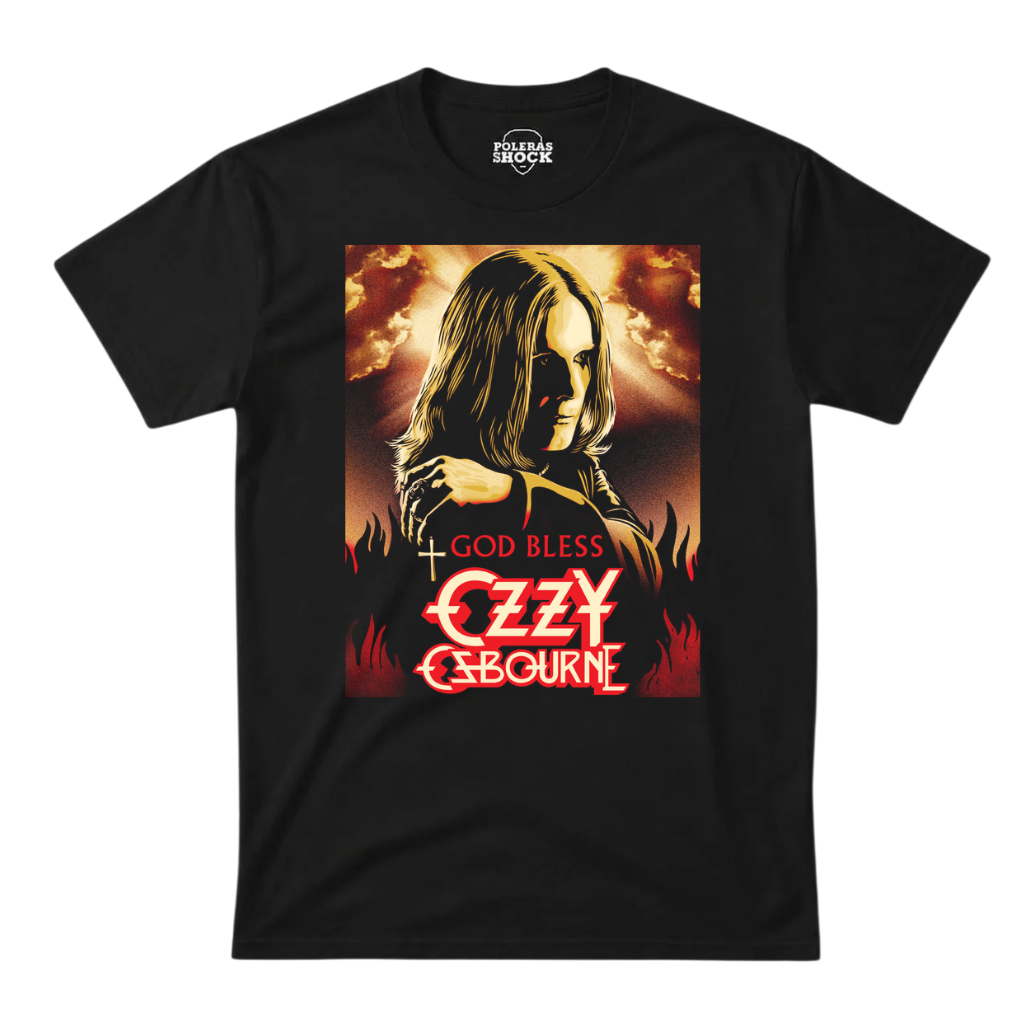 Polera Rock - Ozzy Osbourne "God Bless" (Edición Especial)