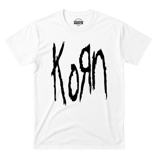 Korn Logo Negro (Blanca)