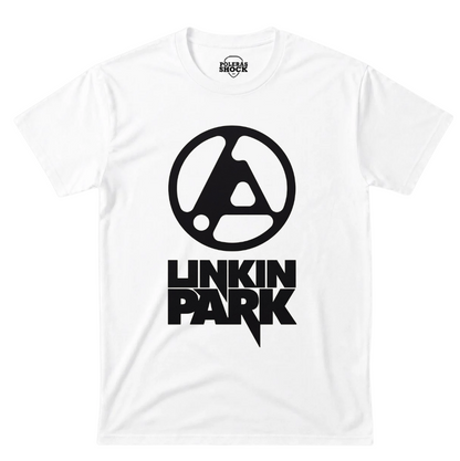 Polera MC Blanca Linkin Park Logo