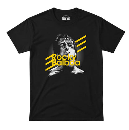 Polera Rocky Balboa Sylvester Stallone – Cine Clásico y Boxeo - negra