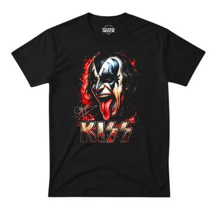 KISS - Gene Simmons Fire Art