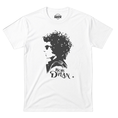 Polera Bob Dylan (Blanca)