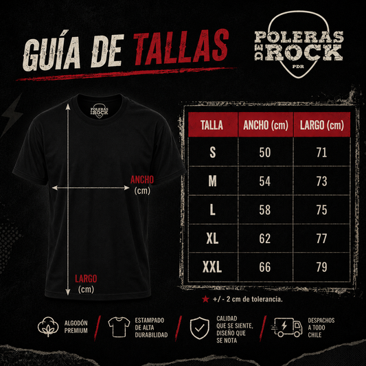 Polera MC Negra Black Sabbath Inferno Edition