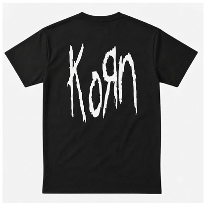 Korn Doble Estampado (Negra)