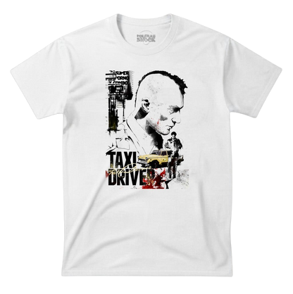 Polera Taxi Driver Travis Bickle Robert De Niro – Cine Clásico y Culto Blanca