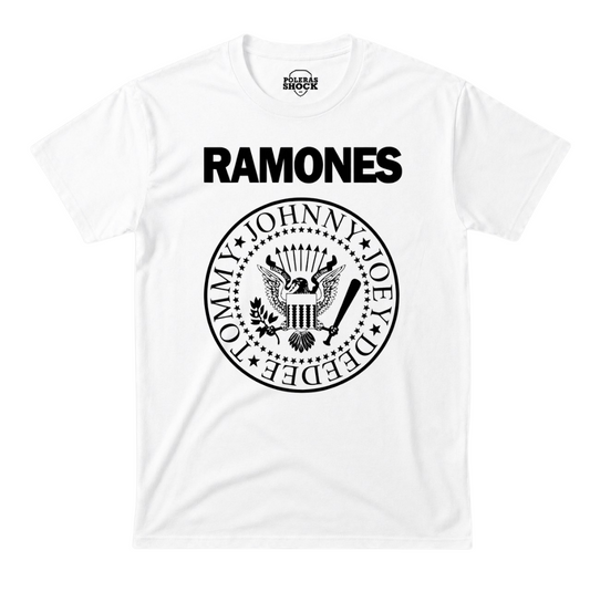 The Ramones Logo Negro (Blanca)
