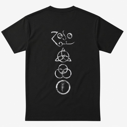 Polera Led Zeppelin Runas (Negra)