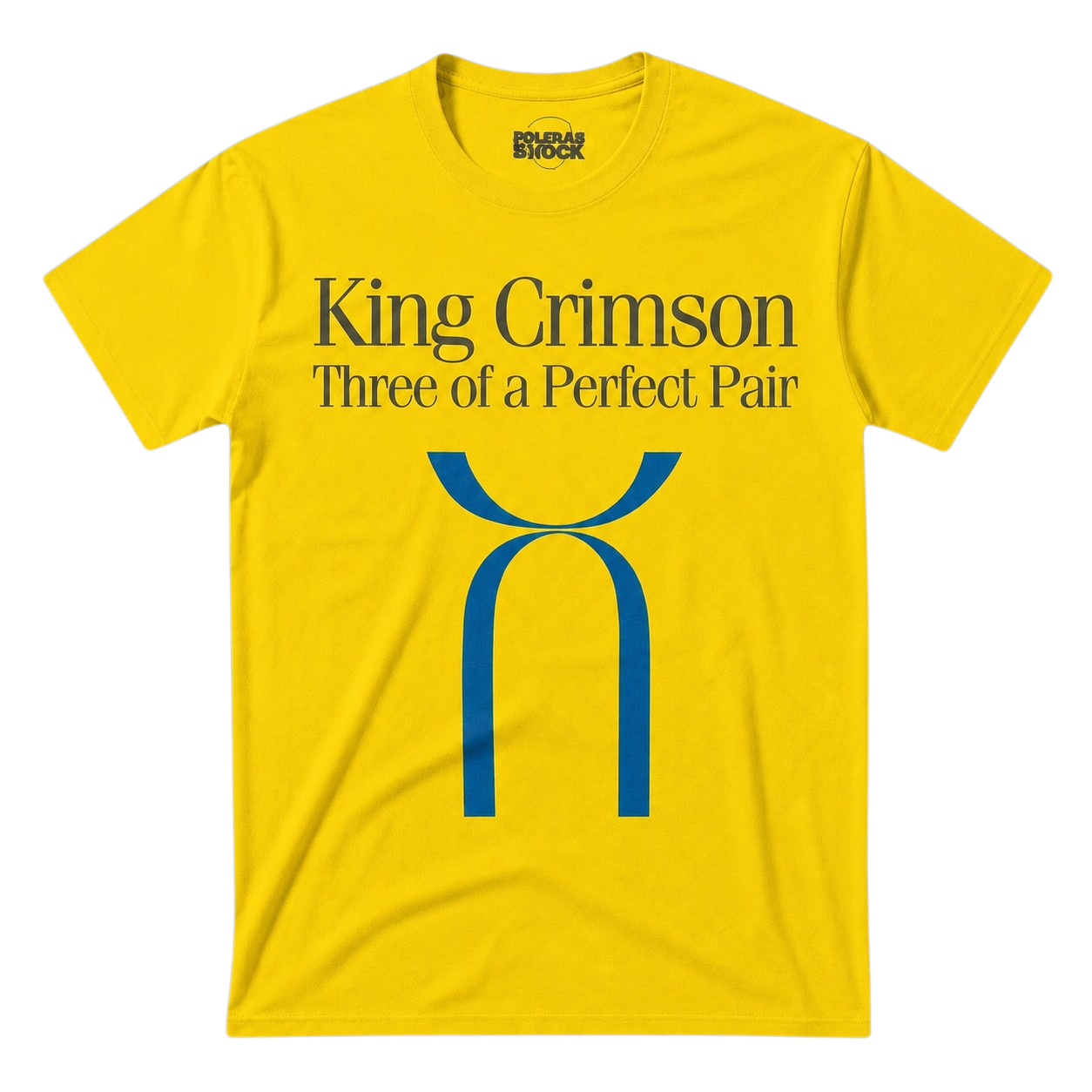 Polera MC Amarilla King Crimson Three of a Perfect Pair
