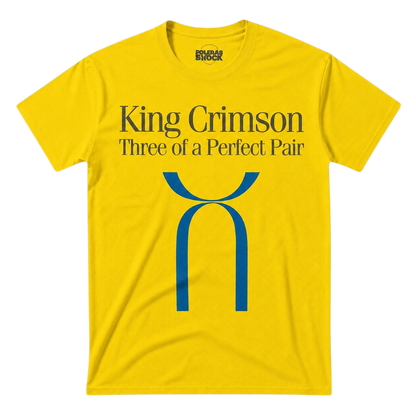 Polera MC Amarilla King Crimson Three of a Perfect Pair