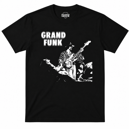 Polera Grand Funk Railroad (Negra)