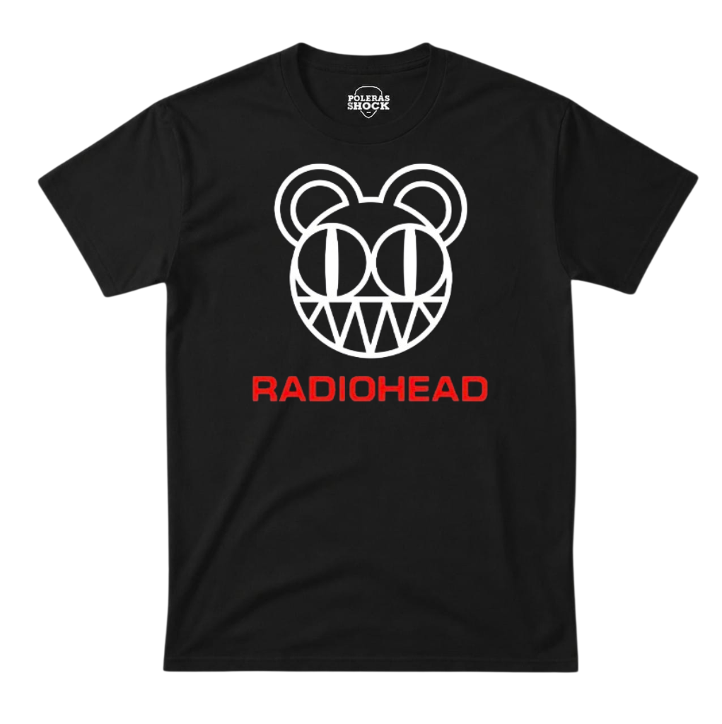 Polera MC Negra Radiohead