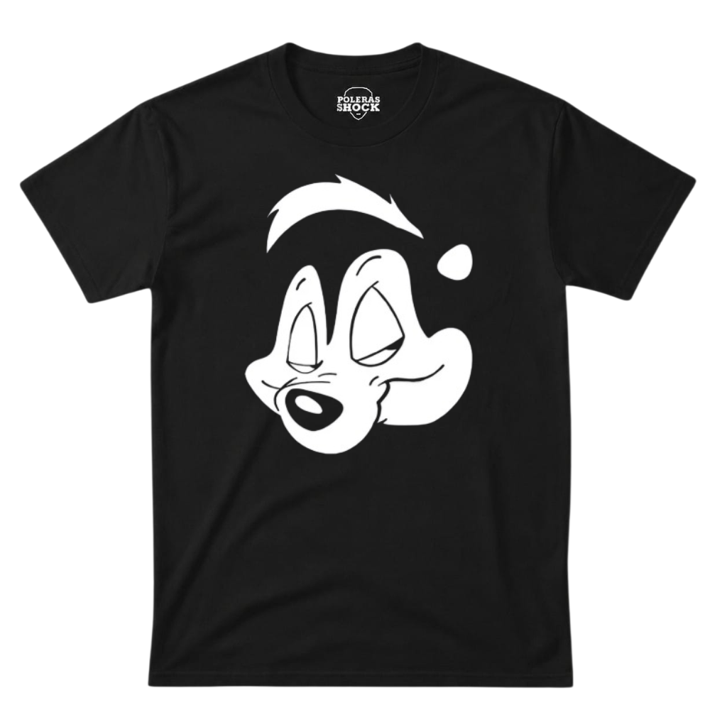 Polera MC Negra Slash Pepe Le Pew