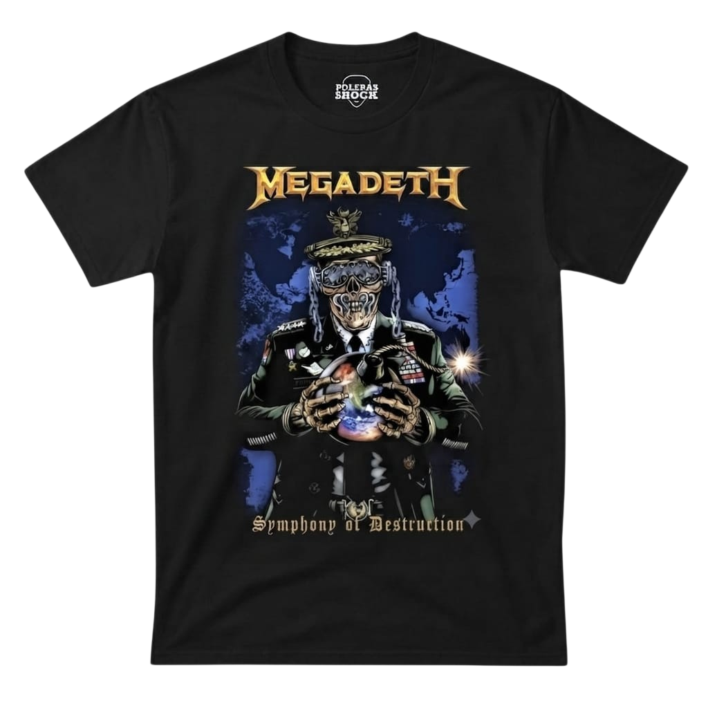 Polera Megadeth Symphony of Destruction (Negra)
