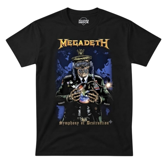 Polera Megadeth Symphony of Destruction (Negra)