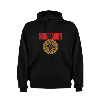 Poleron Canguro y Capucha Negro Soundgarden Black Hole Sun